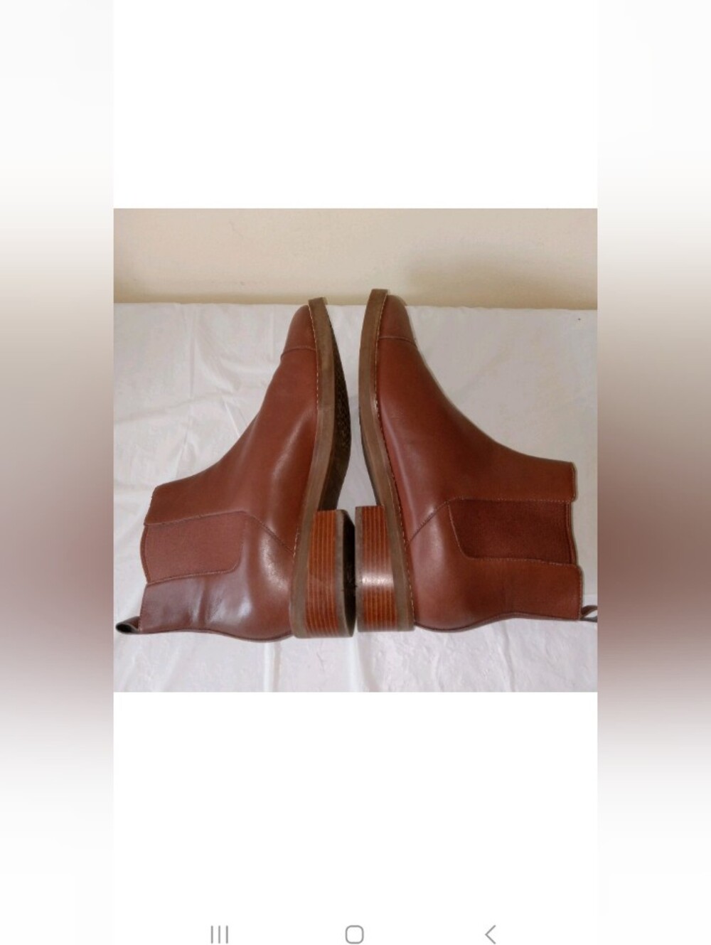 Cole Haan Mara Brown Leather Chelsea Boots 9.5 M - Picture 4 of 6